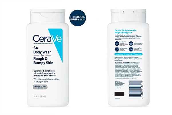 SA Body Wash for Rough & Bumpy Skin Cerave