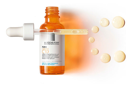 La Roche-Posay Anti-Aging Skincare Bundle - Retinol B3, C10, Hyalu B5 & Effaclar Serums (30ml Each) - Rejuvenate, Brighten & Reduce Wrinkles!
