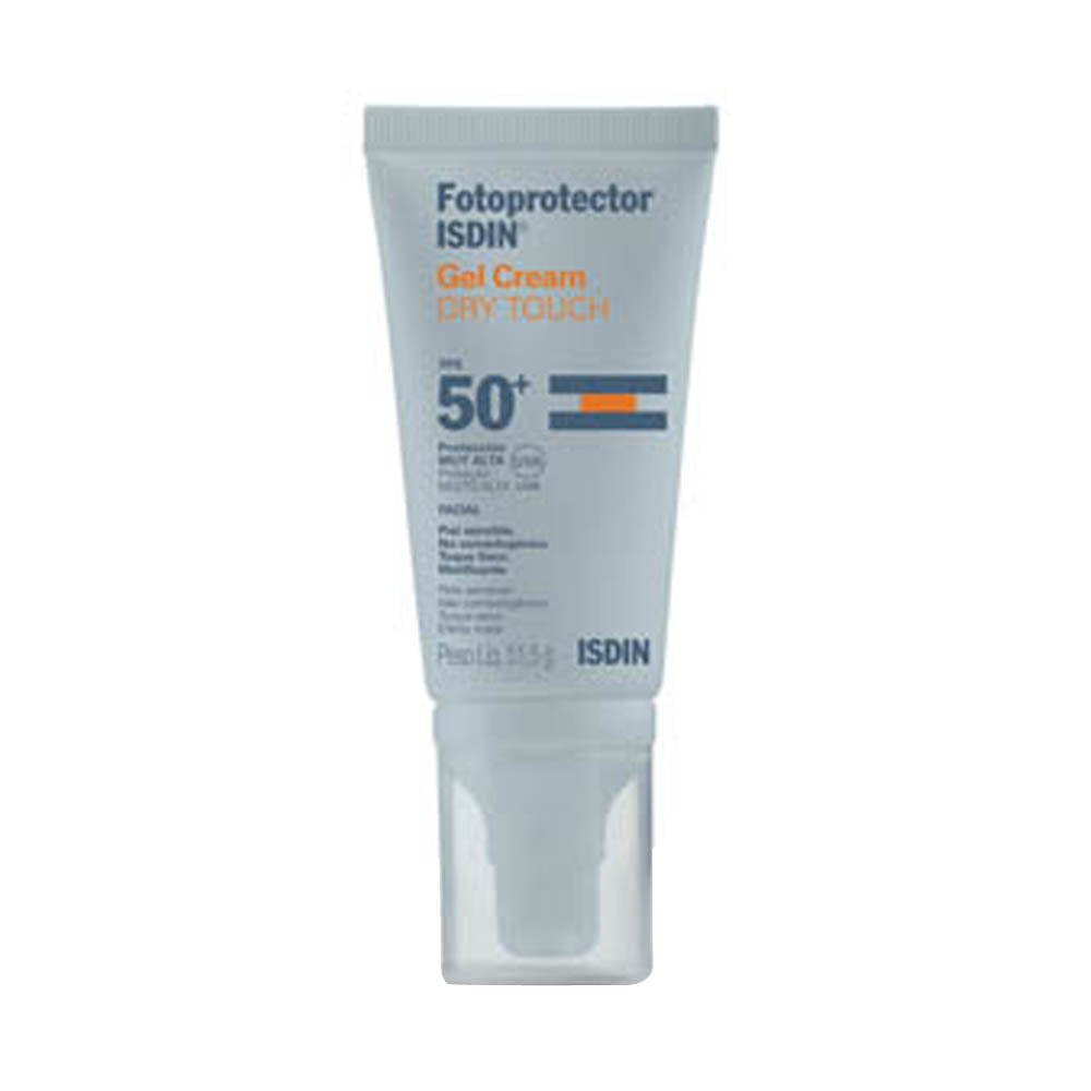 ISDIN Sunscreen Dry Touch Gel Cream SPF50+: UVA/UVB Broad Spectrum Protection for Normal, Combination, and Oily Skin 50Ml / 1.69Fl Oz