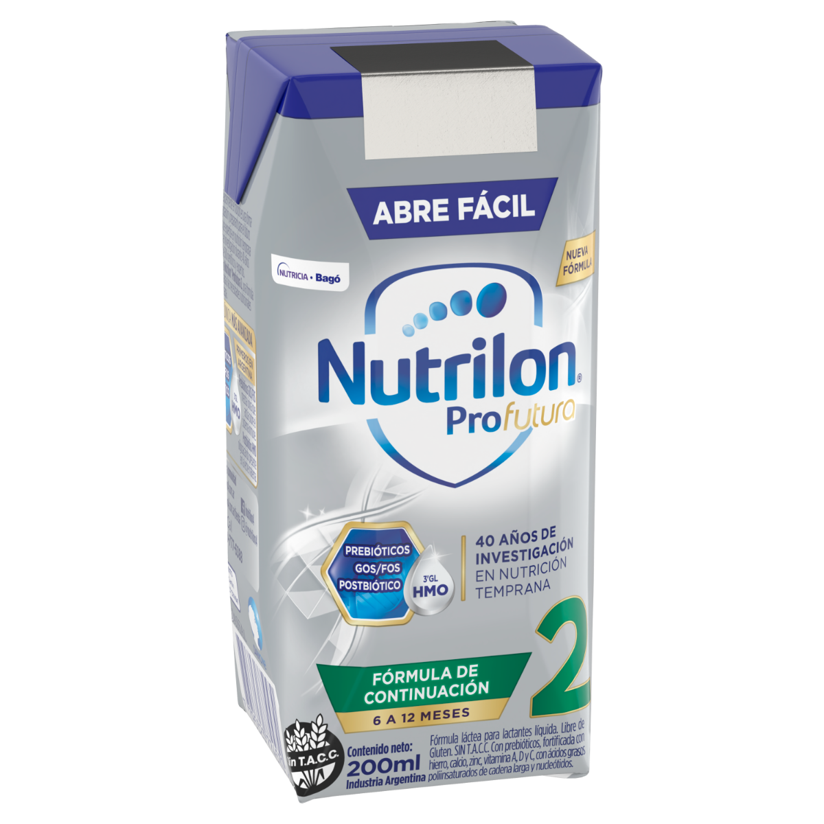 Nutrilon Profutura Brik 2 Infant Milk - Pack of 24 (200ml/6.76fl oz)