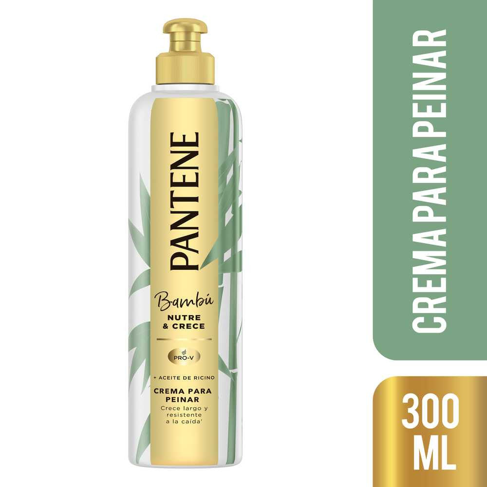 Pantene Pro V Bamboo Styling Cream - 300ml/10.14 Fl Oz - With Water, Glycerin, Dimethicone & More