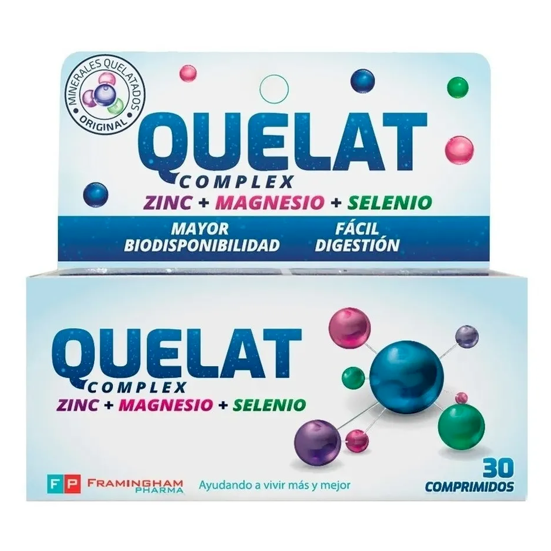 Quelat Complex: Optimal Zinc, Magnesium, Selenium Supplement for Enhanced Health & Vitality